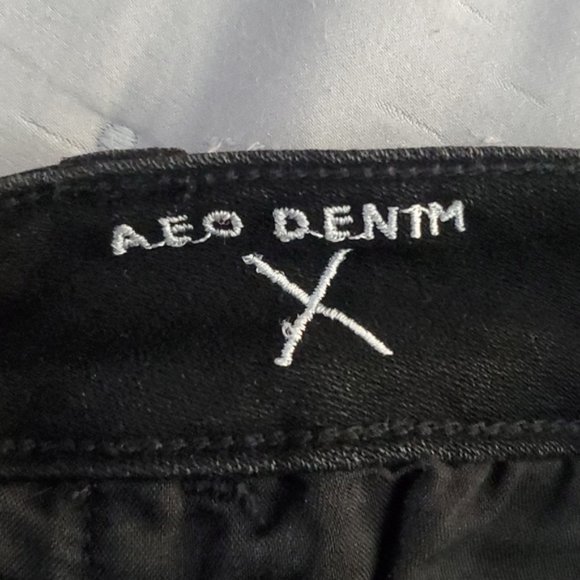 American Eagle Outfitters Charcoal Y2K Hi-Rise Denim X Stretch Jegging - Picture 13 of 16